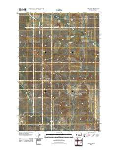 Lindsay SW Montana Historical topographic map, 1:24000 scale, 7.5 X 7.5 Minute, Year 2011