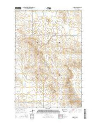 Lindsay SW Montana Current topographic map, 1:24000 scale, 7.5 X 7.5 Minute, Year 2014