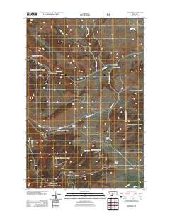 Lingshire Montana Historical topographic map, 1:24000 scale, 7.5 X 7.5 Minute, Year 2011