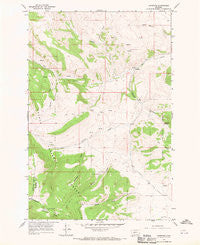 Lingshire Montana Historical topographic map, 1:24000 scale, 7.5 X 7.5 Minute, Year 1966