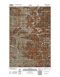 Lingshire NE Montana Historical topographic map, 1:24000 scale, 7.5 X 7.5 Minute, Year 2011