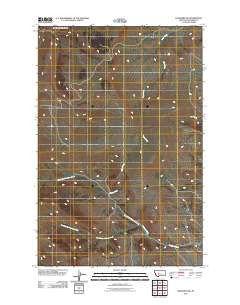 Lingshire NW Montana Historical topographic map, 1:24000 scale, 7.5 X 7.5 Minute, Year 2011