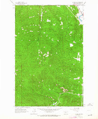 Lion Mountain Montana Historical topographic map, 1:24000 scale, 7.5 X 7.5 Minute, Year 1962