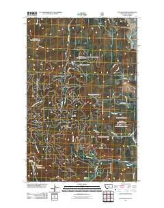 Lion Mountain Montana Historical topographic map, 1:24000 scale, 7.5 X 7.5 Minute, Year 2011
