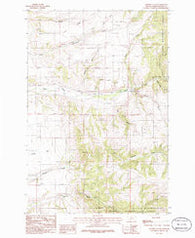 Lippert Gulch Montana Historical topographic map, 1:24000 scale, 7.5 X 7.5 Minute, Year 1986
