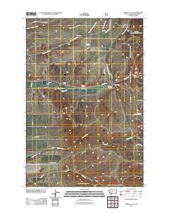 Lippert Gulch Montana Historical topographic map, 1:24000 scale, 7.5 X 7.5 Minute, Year 2011