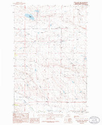 Little Bear Lake Montana Historical topographic map, 1:24000 scale, 7.5 X 7.5 Minute, Year 1986