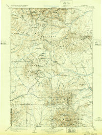 Little Belt Mts. Montana Historical topographic map, 1:250000 scale, 1 X 1 Degree, Year 1902