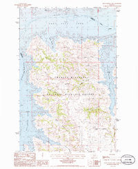 Little Buffalo Hill Montana Historical topographic map, 1:24000 scale, 7.5 X 7.5 Minute, Year 1985