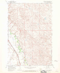 Little Dry Creek Montana Historical topographic map, 1:24000 scale, 7.5 X 7.5 Minute, Year 1967