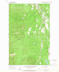 Little Hoodoo Mountain Montana Historical topographic map, 1:24000 scale, 7.5 X 7.5 Minute, Year 1963