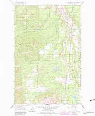 Little Hoodoo Mountain Montana Historical topographic map, 1:24000 scale, 7.5 X 7.5 Minute, Year 1963