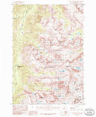 Little Park Mountain Montana Historical topographic map, 1:24000 scale, 7.5 X 7.5 Minute, Year 1986