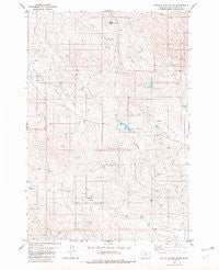 Little Pilgrim Butte Montana Historical topographic map, 1:24000 scale, 7.5 X 7.5 Minute, Year 1982