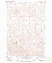 Little Pine Creek Montana Historical topographic map, 1:24000 scale, 7.5 X 7.5 Minute, Year 1981