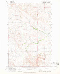 Little Sheep Mountain Montana Historical topographic map, 1:24000 scale, 7.5 X 7.5 Minute, Year 1965