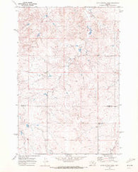 Little Whitney Creek Montana Historical topographic map, 1:24000 scale, 7.5 X 7.5 Minute, Year 1969