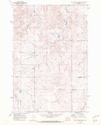 Little Whitney Creek Montana Historical topographic map, 1:24000 scale, 7.5 X 7.5 Minute, Year 1969