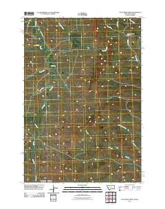 Little Bear Creek Montana Historical topographic map, 1:24000 scale, 7.5 X 7.5 Minute, Year 2011