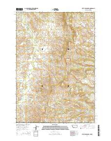 Little Bear Creek Montana Current topographic map, 1:24000 scale, 7.5 X 7.5 Minute, Year 2014