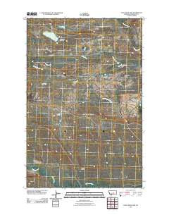 Little Bear Lake Montana Historical topographic map, 1:24000 scale, 7.5 X 7.5 Minute, Year 2011