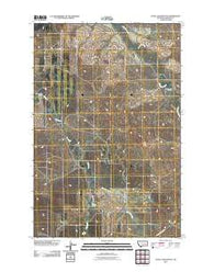 Little Chalk Butte Montana Historical topographic map, 1:24000 scale, 7.5 X 7.5 Minute, Year 2011