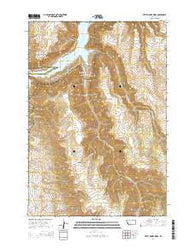 Little Finger Ridge Montana Current topographic map, 1:24000 scale, 7.5 X 7.5 Minute, Year 2014