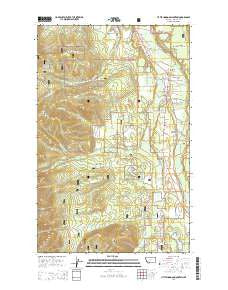 Little Hoodoo Mountain Montana Current topographic map, 1:24000 scale, 7.5 X 7.5 Minute, Year 2014
