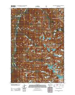 Little Park Mountain Montana Historical topographic map, 1:24000 scale, 7.5 X 7.5 Minute, Year 2011