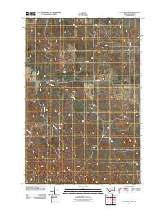 Little Pine Creek Montana Historical topographic map, 1:24000 scale, 7.5 X 7.5 Minute, Year 2011