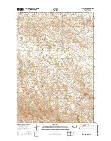 Little Pine Creek Montana Current topographic map, 1:24000 scale, 7.5 X 7.5 Minute, Year 2014
