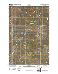 Little Whitney Creek Montana Historical topographic map, 1:24000 scale, 7.5 X 7.5 Minute, Year 2011