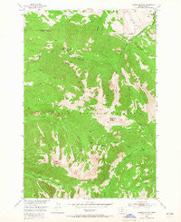 Livingston Peak Montana Historical topographic map, 1:24000 scale, 7.5 X 7.5 Minute, Year 1951