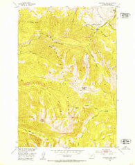 Livingston Peak Montana Historical topographic map, 1:24000 scale, 7.5 X 7.5 Minute, Year 1951