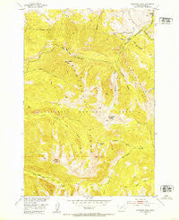 Livingston Peak Montana Historical topographic map, 1:24000 scale, 7.5 X 7.5 Minute, Year 1951