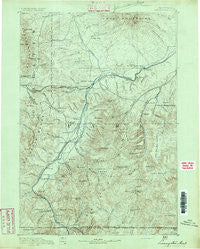 Livingston Montana Historical topographic map, 1:250000 scale, 1 X 1 Degree, Year 1891