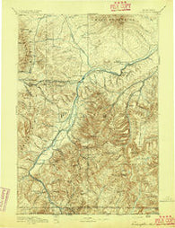 Livingston Montana Historical topographic map, 1:250000 scale, 1 X 1 Degree, Year 1893