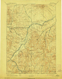 Livingston Montana Historical topographic map, 1:250000 scale, 1 X 1 Degree, Year 1893