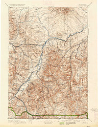 Livingston Montana Historical topographic map, 1:250000 scale, 1 X 1 Degree, Year 1893