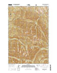 Livingston Peak Montana Current topographic map, 1:24000 scale, 7.5 X 7.5 Minute, Year 2014