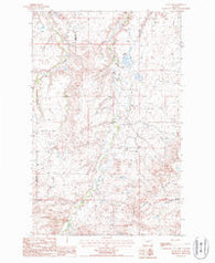 Lloyd NW Montana Historical topographic map, 1:24000 scale, 7.5 X 7.5 Minute, Year 1987