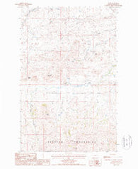 Lloyd Montana Historical topographic map, 1:24000 scale, 7.5 X 7.5 Minute, Year 1987