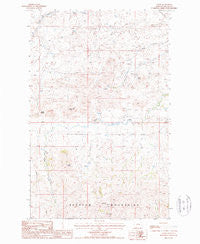 Lloyd Montana Historical topographic map, 1:24000 scale, 7.5 X 7.5 Minute, Year 1987