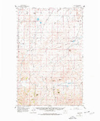 Lloyd Montana Historical topographic map, 1:62500 scale, 15 X 15 Minute, Year 1956