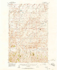Lloyd Montana Historical topographic map, 1:62500 scale, 15 X 15 Minute, Year 1956