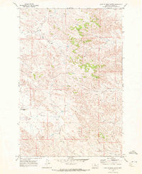 Loaf of Bread Butte Montana Historical topographic map, 1:24000 scale, 7.5 X 7.5 Minute, Year 1969