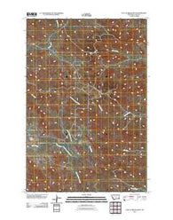Loaf of Bread Butte Montana Historical topographic map, 1:24000 scale, 7.5 X 7.5 Minute, Year 2011