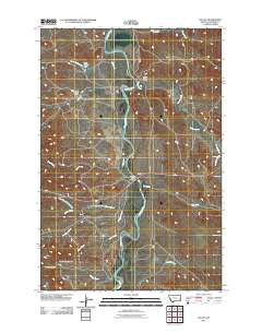 Locate Montana Historical topographic map, 1:24000 scale, 7.5 X 7.5 Minute, Year 2011