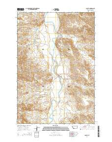 Locate Montana Current topographic map, 1:24000 scale, 7.5 X 7.5 Minute, Year 2014