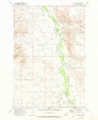 Locate SE Montana Historical topographic map, 1:24000 scale, 7.5 X 7.5 Minute, Year 1969